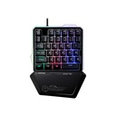 Rampage billentyűzet - kb-r24 x-mini (rgb led világítás)
