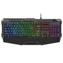 Sharkoon billentyűzet - skiller sgk4 (usb, rgb, csuklótámasz, multimédia, 1,8m, fekete, angol)