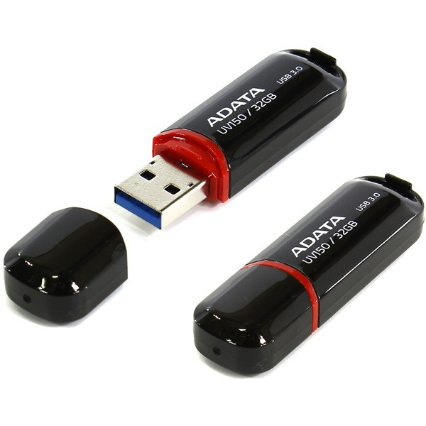 Adata pendrive - 64gb uv150 (usb3.2, fekete)