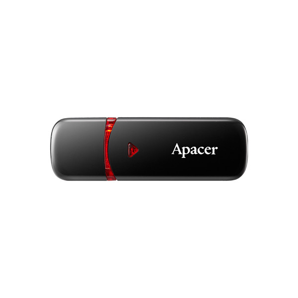 Apacer pendrive - 64gb ah333 (usb2.0, fekete)