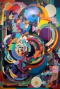 Kaleidoskopische Traumlandschaft