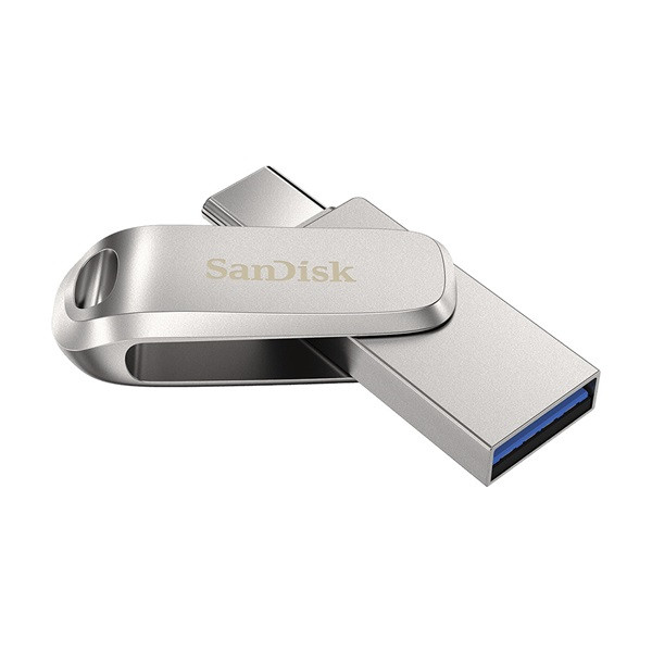 Sandisk pendrive - 32gb dual drive luxe (150mb/s, type-c, usb 3.1 gen 1, ezüst)