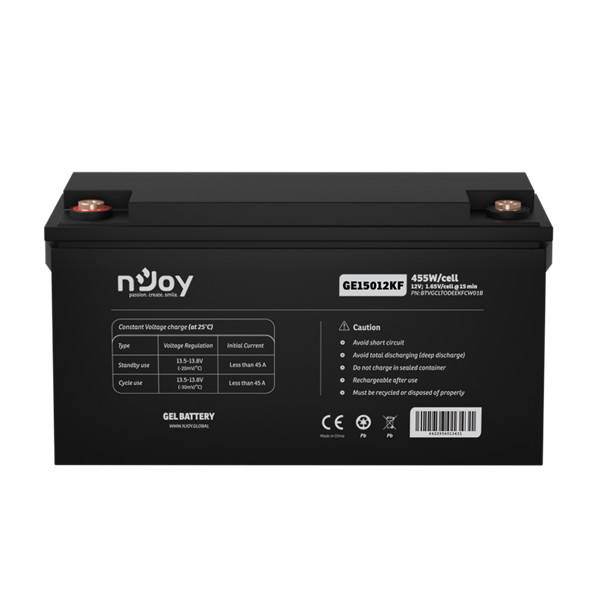 Njoy akkumulátor - ge15012kf (12v/150ah, t11, zárt, gondozás mentes, gel)