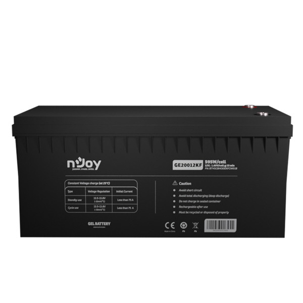 Njoy akkumulátor - ge20012kf (12v/200ah, t11, zárt, gondozás mentes, gel)
