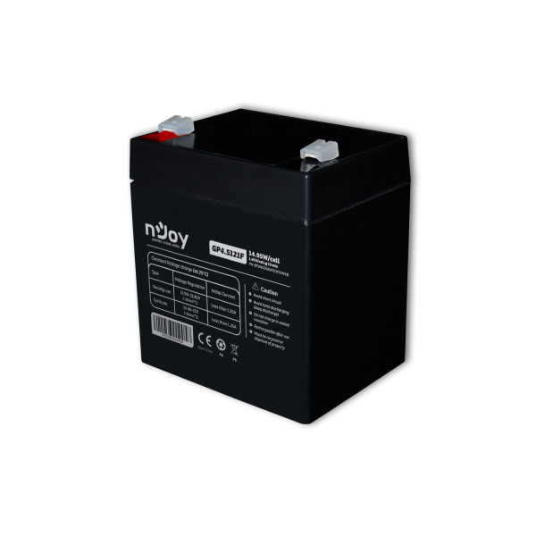 Njoy akkumulátor - gp4.5121f (12v/4.5ah, t1/f1, zárt, gondozás mentes, agm)
