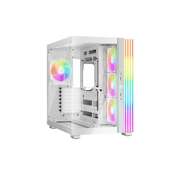 Be quiet! Számítógépház - light base 600 lx white (atx, edzett üveg oldallap, fehér)
