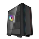 Deepcool számítógépház - cc560 a-rgb v2 (fekete, ablakos, 4x12cm venti, mini-itx / micro-atx / atx, 1xusb3.0, 1xusb2.0)