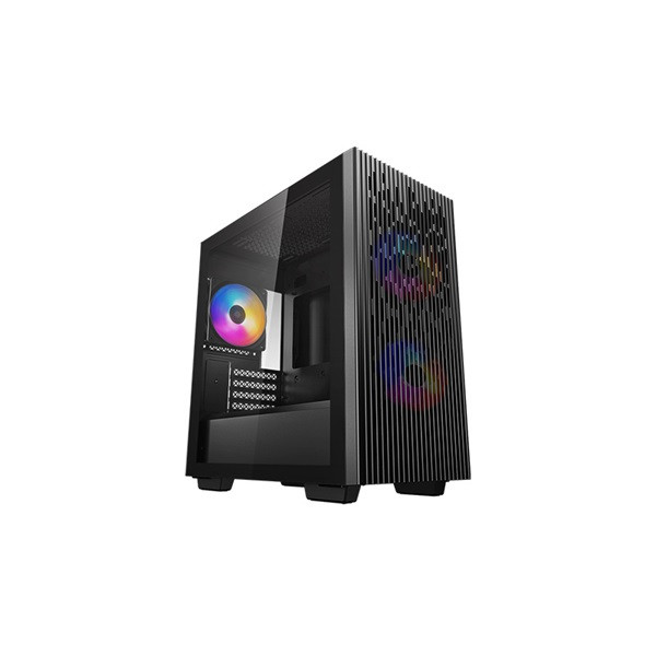 Deepcool számítógépház - matrexx 40 3fs (ablakos, 3x led ventiilátor, matx, 1xusb3.0, 1xusb2.0)