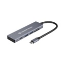 Conceptronic notebook dokkoló - donn23g (usb-c to hdmi/usb-c pd/usb 3.0/sd/tf)