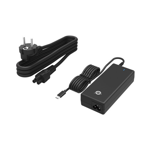 Conceptronic univerzális töltő adapter - ozul03be (usb-c, 100w, 5-20v, fekete)