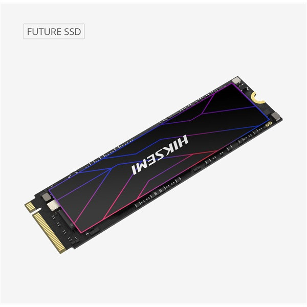 Hikvision hiksemi ssd 1tb - future (3d tlc, m.2 2280 pcie gen 4x4, nvme, r:7400 mb/s, w:6600 mb/s)