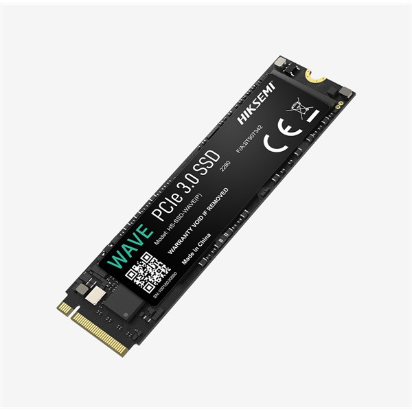 Hikvision hiksemi ssd 256gb - wave (3d tlc, m.2 pcie gen 3x4, nvme, r:2280 mb/s, w:1800 mb/s)