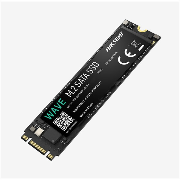 Hikvision hiksemi ssd 512gb - wave (3d tlc, m.2 2280 sata, r:560 mb/s, w:500 mb/s)
