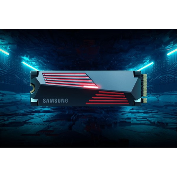 Samsung ssd 2tb - mz-v9p2t0gw (990 pro hűtőbordával, pcle 4.0x4, nvme m.2, 2tb)
