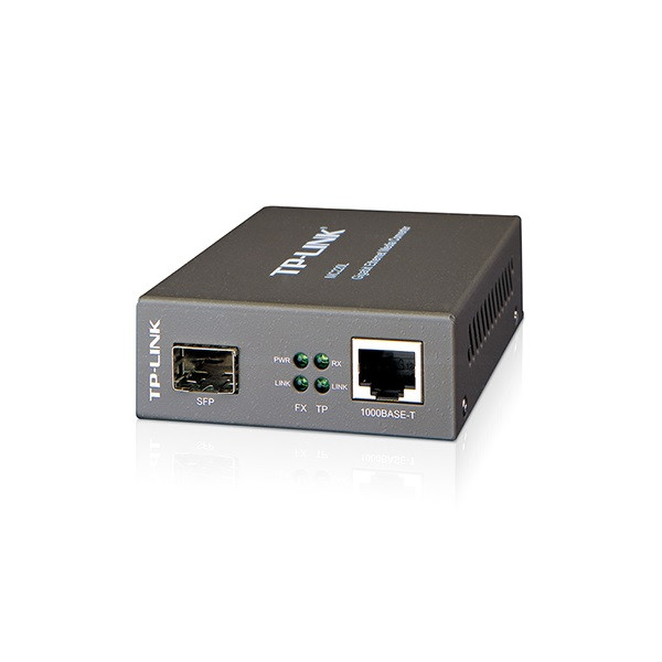 Tp-link media converter - mc220l (1gbps rj45 – 1gbps sfp multi/single módosú; full-duplex; max.500m)