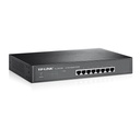 Tp-link switch  - tl-sg1008 (8 port, 1000mbps; fém ház, rackbe szerelhető)