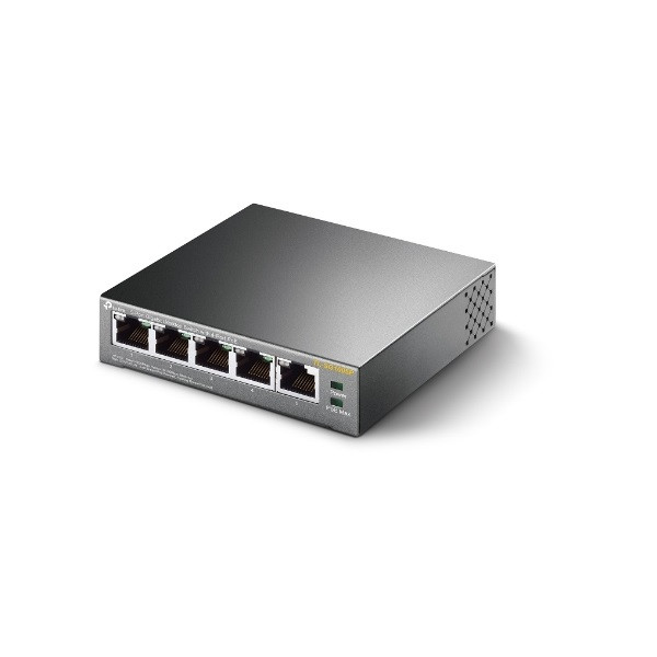 Tp-link switch  poe - tl-sg1005p (5 port 1gbps; 5/4 af poe port; 56w)