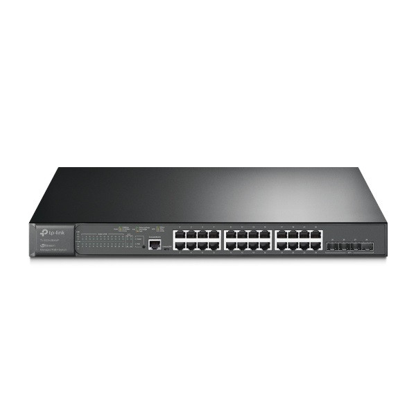 Tp-link switch smart - tl-sg3428xmp jetstream™ (24 port 1gbps poe+ port; 4 port 10gbps sfp; 384w; l2/l3/l4)