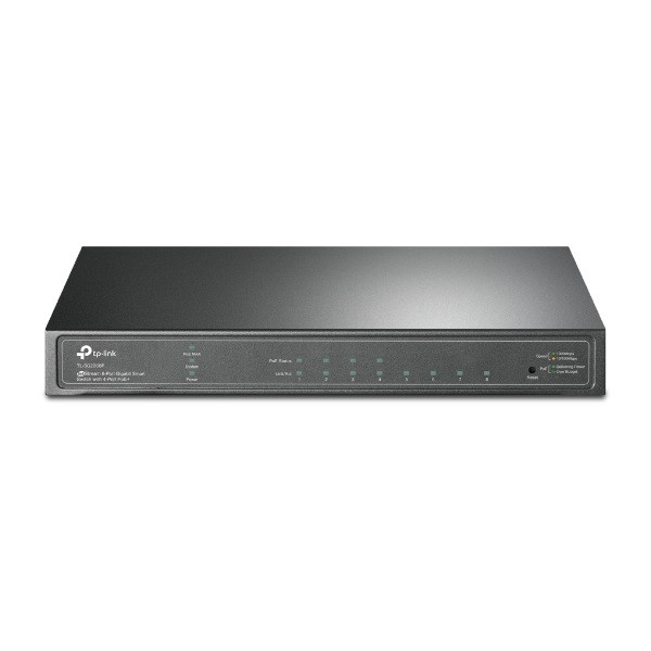 Tp-link switch smart poe - tl-sg2008p (4port 1gbps + 4port 1gbps at/af poe+; 62w)
