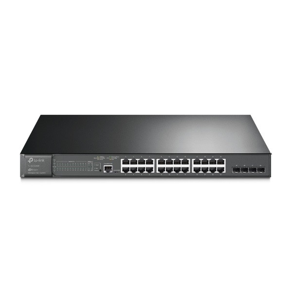Tp-link switch smart poe - tl-sg3428mp jetstream™ (24 port 1gbps poe+ port; 4 port sfp; 384w; l2/l3/l4)
