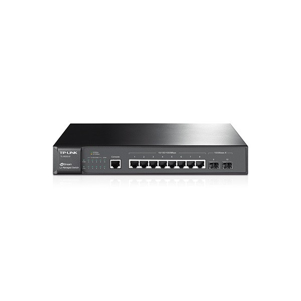 Tp-link switch vezérelhető - tl-sg3210 jetstream™ (l2; 8port 1gbps + 2port gigabit sfp; ipv6)