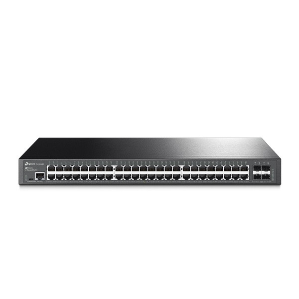 Tp-link switch vezérelhető - tl-sg3452 jetstream™ (l2,l2+; 48 port 1000mbps + 4 port sfp; ipv6)