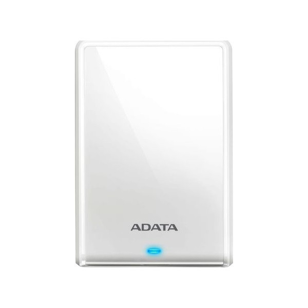 Adata külső hdd 2.5" - 1tb hv620s (usb3.1, led, slim, fehér)