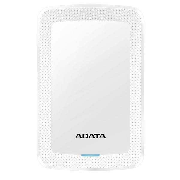 Adata külső hdd 2.5" - 2tb hv300 (usb3.1, led, slim, fehér)