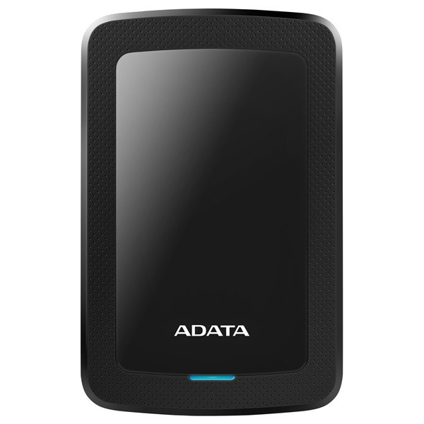 Adata külső hdd 2.5" - 2tb hv300 (usb3.1, led, slim, fekete)