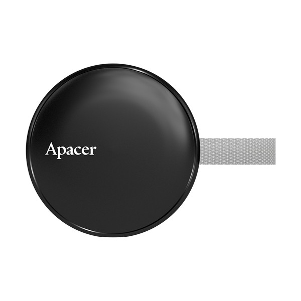 Apacer külső ssd 256gb - as725 (usb3.2 type c, r/w: 1000 mb/s, magsafe, fekete)