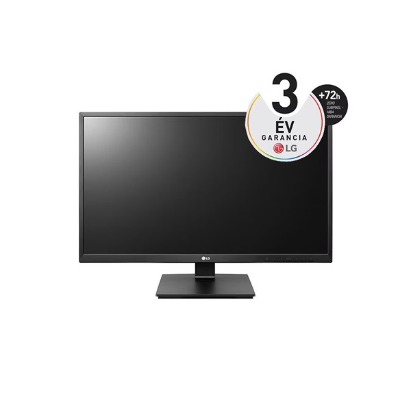 Lg monitor 27" b2b - 27bk55yp-b (ips; 16:9; 1920x1080; 5ms; 5m:1, 250cd; hdmi; dvi; dp; usb; pivot; speaker)