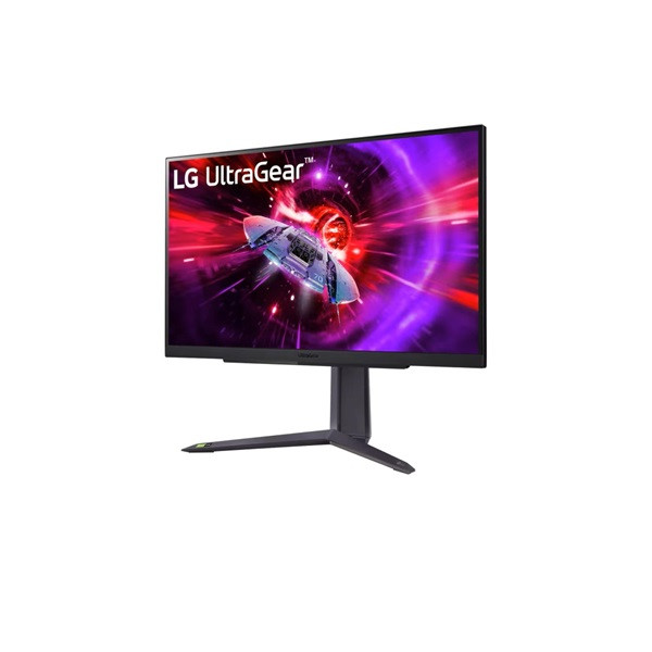 Lg monitor 27" gamer - 27gr75q-b (ips; 16:9; 2560x1440; 165hz; 1ms; 350cd; hdmix2; dp; hdr10; srgb99%, pivot)