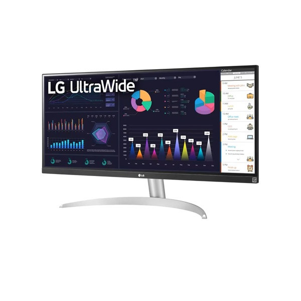 Lg monitor 29" - 29wq600-w (ips; 21:9; 2560x1080; 5ms; 250cd; 100hz, hdmi; dp; usb-c, speaker; hdr10; freesync, srgb99%)