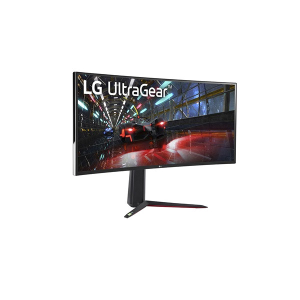 Lg monitor 38" - 38gn950p-b (nanoips; ívelt; hdr600; g-sync; 144hz; 21:9; qhd 3840x1600; 1ms; 450cd; hdmi; dp; usb; mag)
