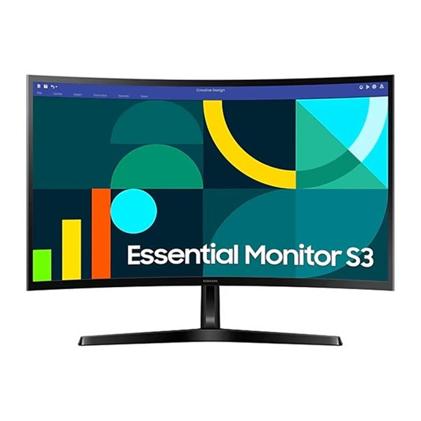 Samsung monitor 27" - s27d366gau (va, 1920x1080, 16:9, fhd, 100hz, 250cd/m2, 4ms, curved)