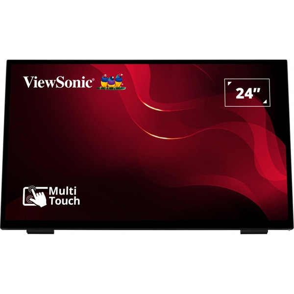 Viewsonic portable monitor 24" - td2465 (va, 1920x1080, 10 point touch, 7ms, 250cd/m2, vga, dp, hdmi, usb, spk)