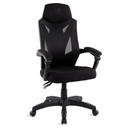 Spirit of gamer szék - hellcat black (állítható dőlés/magasság; szövet; max.120kg-ig, fekete)