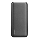 S-link powerbank - g205 20000mah (2xusb, 18w gyorstöltés qc3.0, micro usb, type-c, led, fekete)
