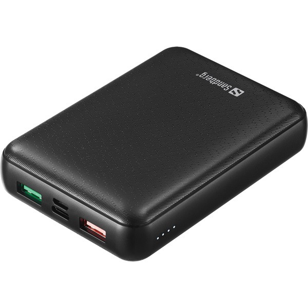 Sandberg akkubank - powerbank usb-c pd 45w 15000 (15000mah, bemenet: usb-c, kimenet: 2xusb-a+usb-c)