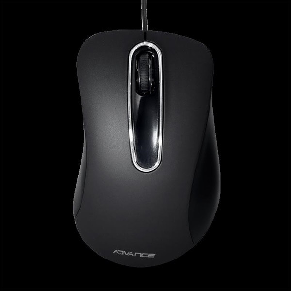 Advance egér - shape 3d (1000 dpi, 3 gomb, fekete)