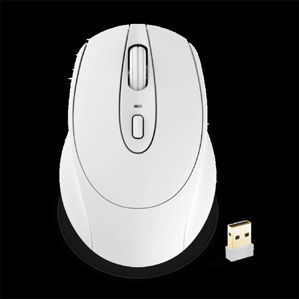 Advance egér vezeték nélküli - feel wireless (1600 dpi, 4 gomb, fehér)