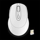 Advance egér vezeték nélküli - feel wireless (1600 dpi, 4 gomb, fehér)