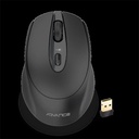 Advance egér vezeték nélküli - feel wireless (1600 dpi, 4 gomb, fekete)