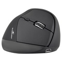 Bluestork vezeték nélküli egér - m-wl-ergo-bk (ergonomic, rechargeable, 2.4g, 2400 dpi, optikai, fekete)