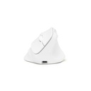 Bluestork vezeték nélküli egér - m-wl-ergo-lumi-w (ergonomic, rechargeable, 2400 dpi, 6 gomb, optikai, fehér)