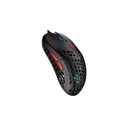 Endorfy egér - lix plus (honeycomb, 19 000 dpi, argb, pixart chip, optikai, 1,8m, fekete)