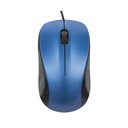 Everest egér - sm-215 blue (1200 dpi, 3gomb, 1,5m kábel, optikai, kék)