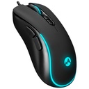 Everest gamer egér - sm-g58 x-hammer  (7200 dpi, 7gomb, 1,5m harisnyázott kábel,optikai, fekete, rgb led)
