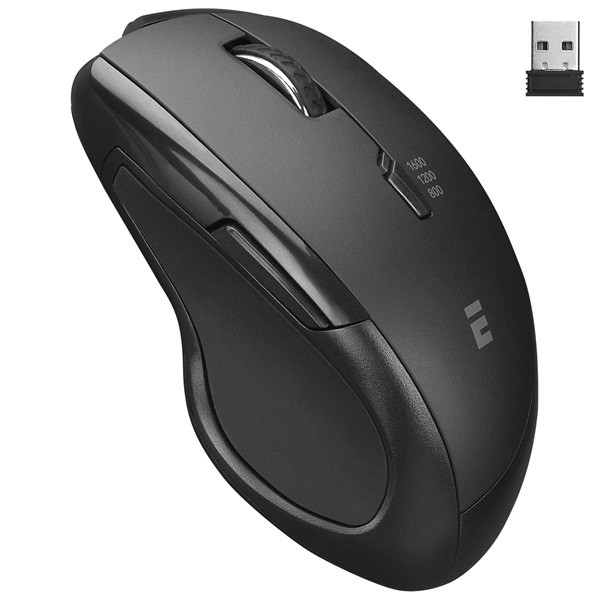 Everest vezeték nélküli egér - sm-32bt (bluetooth, 1600 dpi, 6 gomb, optikai, fekete, rgb led)