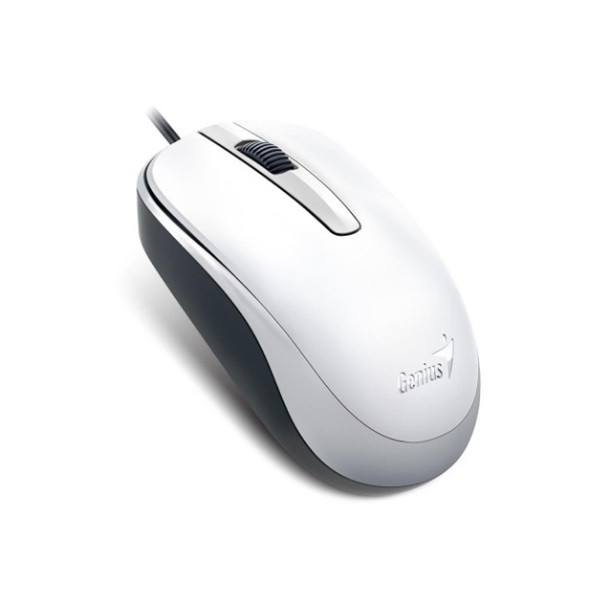 Genius egér - dx-120 (vezetékes, 1000 dpi, 3 gomb, usb, fehér)